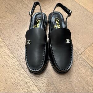 Chanel women slingback loafer